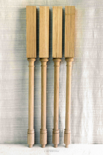 colonnes en bois