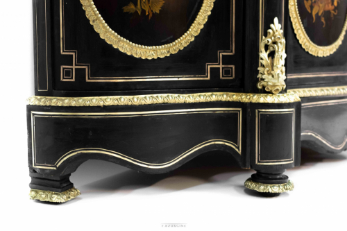 meuble d'appui marqueterie